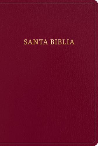 Biblia RVR1960 Imitaci?n Piel, Tama?o Gigante, Color Borgona con Indice