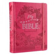 Biblia KJV, My Creative Bible, Tapa Dura Cubierta en Imitacion Piel, Color Rosa