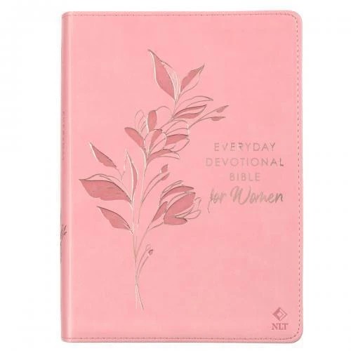 Biblia Devocional Para Mujer NLT Imitacion Piel, Color, Rosa