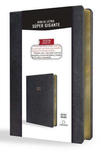Biblia RVR1909, Supergigante, Imitaci?n Piel, Color Negro