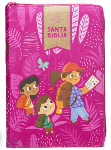 Biblia RVR1960 Imitaci?n Piel, Tama?o Manual, Interactiva, Con Cierre