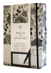Biblia De Apuntes, RVR1960, Pasta Dura, Color Blanco y Negro